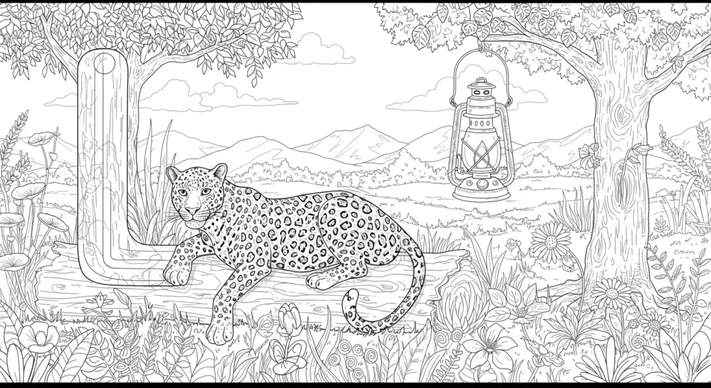 Letter L Coloring Page