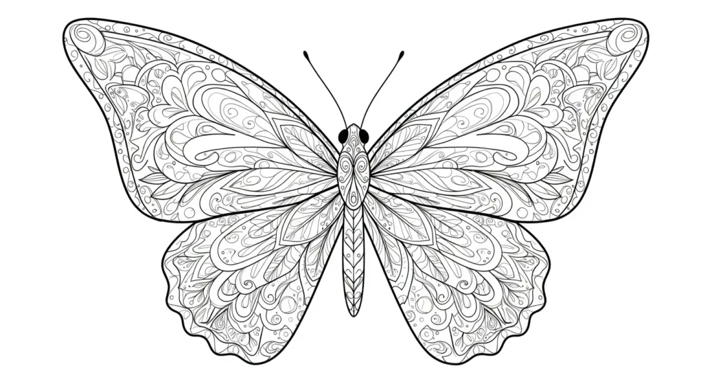 Butterfly Coloring Page