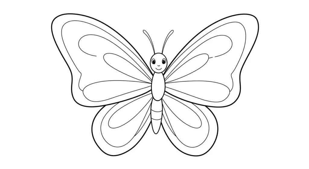 Butterfly Coloring Page