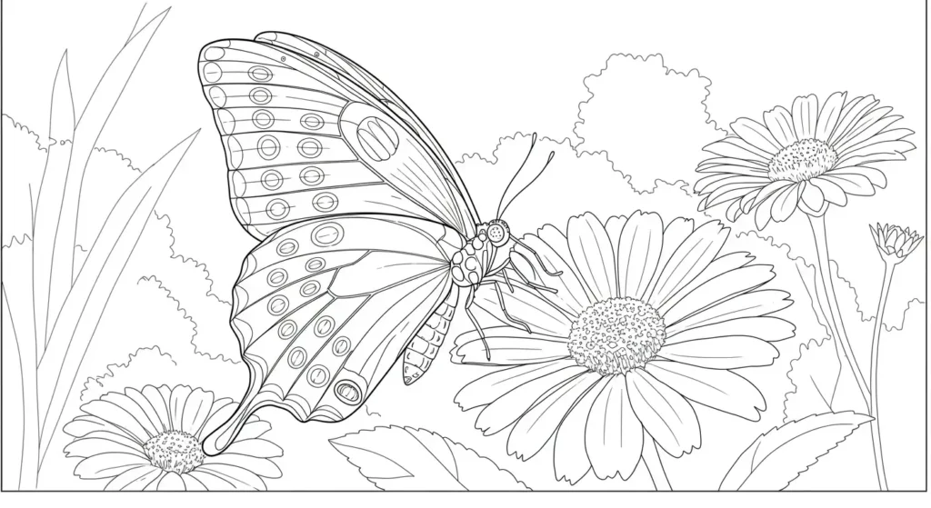 Butterfly Coloring Page