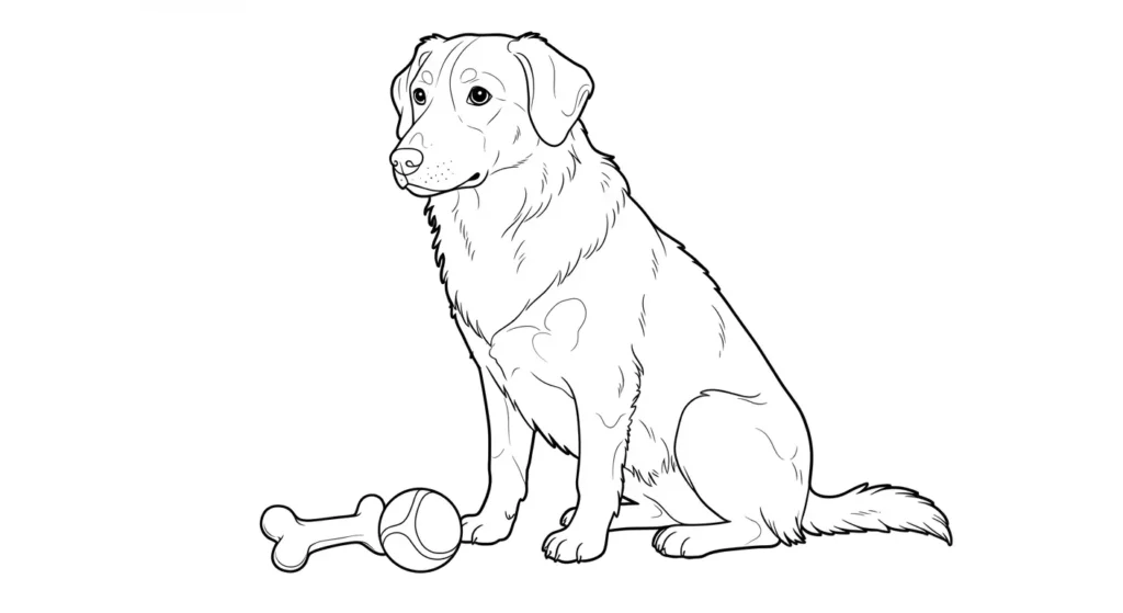 Dog Coloring Page
