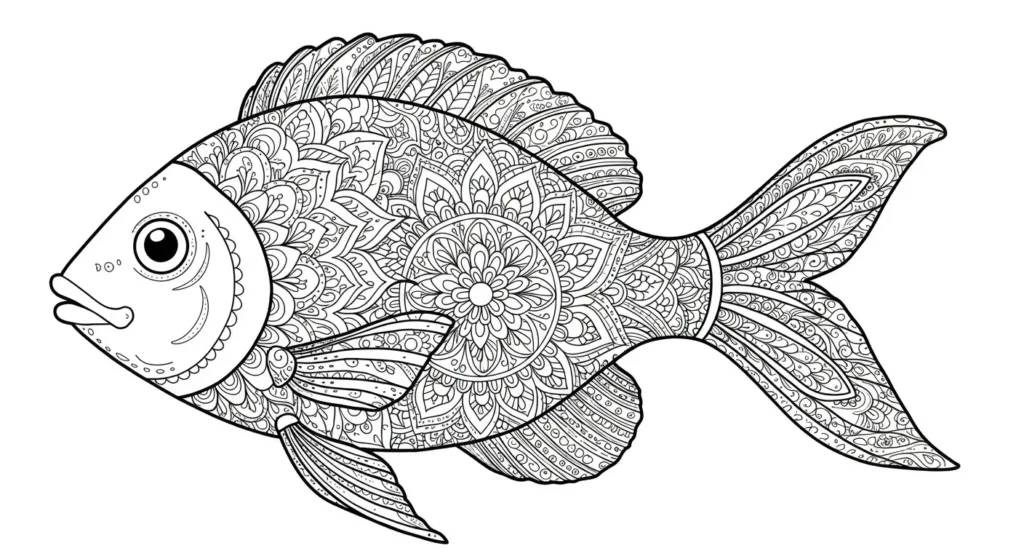 Fish Coloring Page