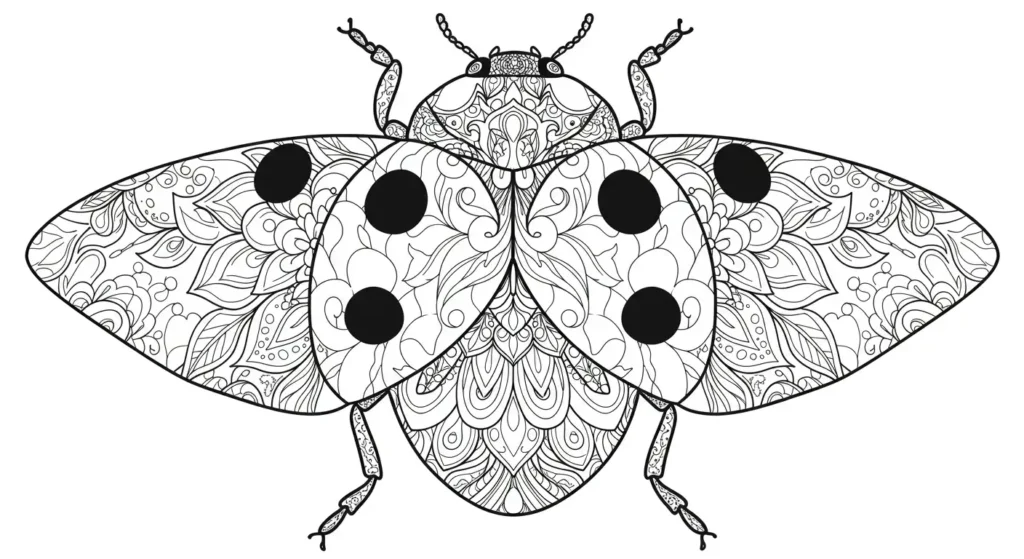 Ladybug Coloring Page