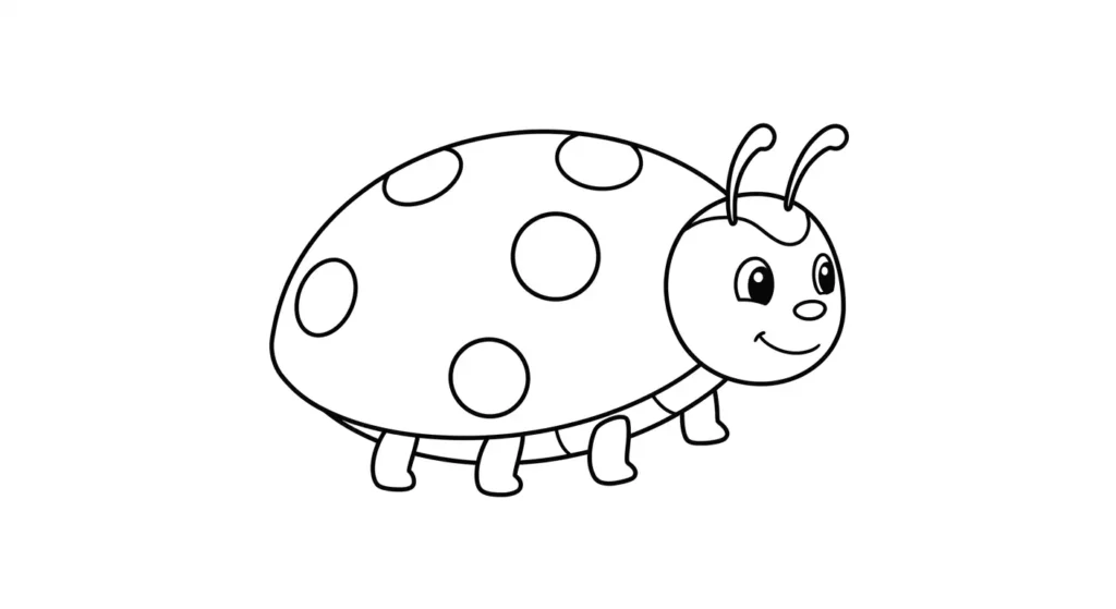 Ladybug Coloring Page