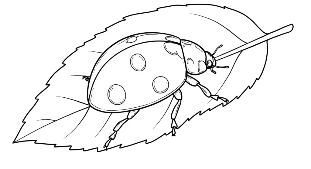 Ladybug Coloring Page