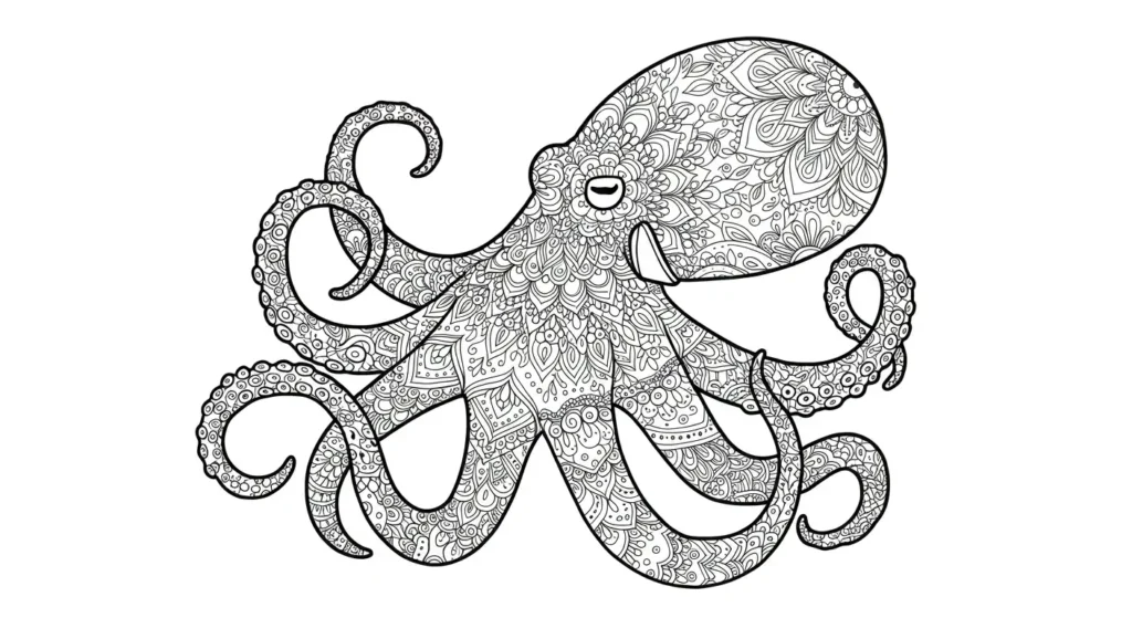 Octopus Coloring Page