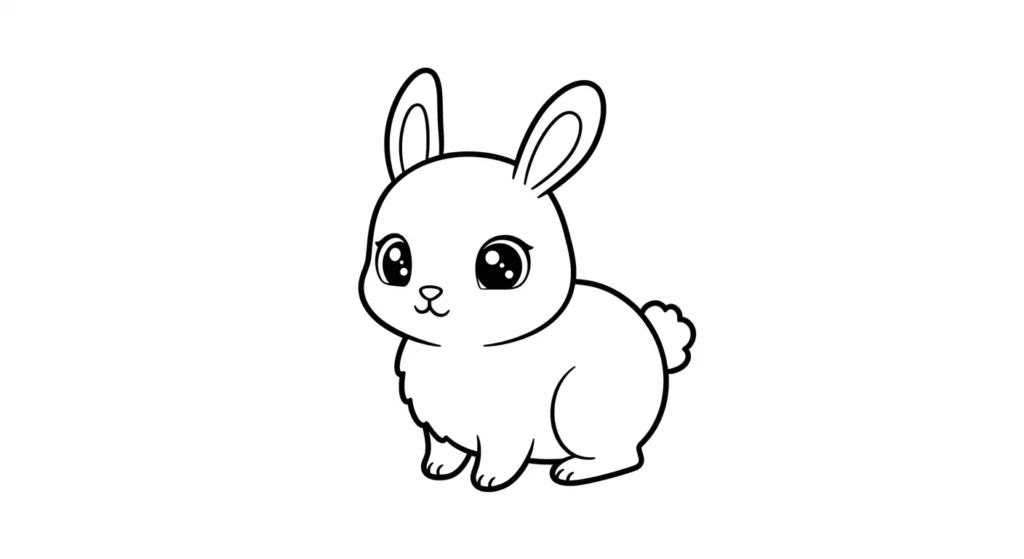 Rabbit Coloring Page