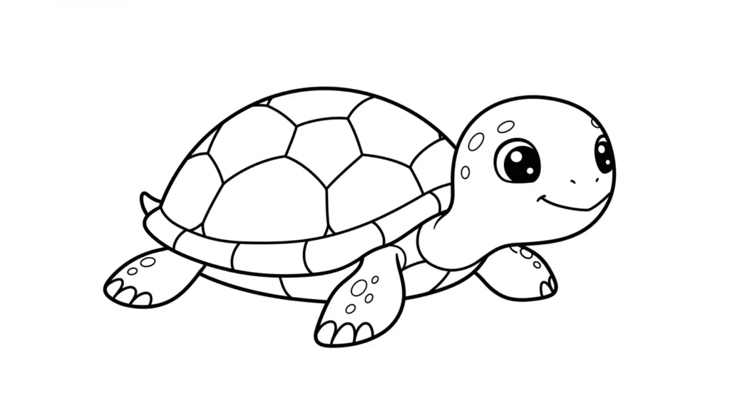 Sea Turtle Coloring Page
