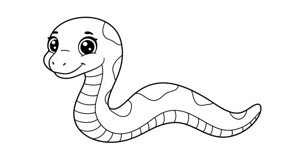 Snake Coloring Page