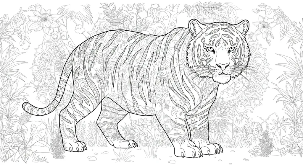 iger Coloring Page